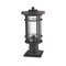 Z-Lite Jordan 1 Light Outdoor Pier Mounted Fixture, Oil Rubbed Bronze And Clear Seedy 570PHM-533PM-ORB - alternate 2